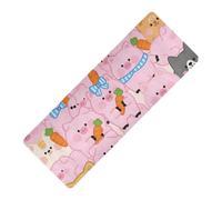 Cartoon Cute Pig Pink stampato yogamat Spessore 1 mm per la casa antiscivolo, con tappetino da yoga borsa tapete para ejercicio 180,3 x 66 cm