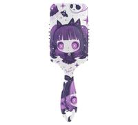 Cartoon Cute Purple Halloween Doll Skeleton spazzola per capelli liscia per gli uomini Progettato massaggio del cuoio capelluto per capelli fini con manico ergonomico cepillo para cabello