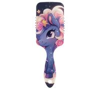Cartoon Cute White unicorni carino spazzola per capelli sani Progettato massaggio cuoio capelluto per capelli fini con manico ergonomico cepillo para peinar