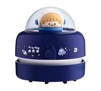 Cartoon Desk Duster - Cute Cartoon Desktop Duster - Battery Operated Table Dusters, Compact Handheld Dust Vacuum | Battery Crumb Removal Device For Crumbs, Keyboard, Piano, Home, School, Car