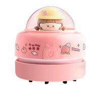 Cartoon Desk Duster - Cute Cartoon Desktop Duster - Battery Operated Table Dusters, Compact Handheld Dust Vacuum | Battery Crumb Removal Device For Crumbs, Keyboard, Piano, Home, School, Car