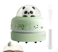 Cartoon Desktop Vacuum - Handheld Cordless Duster, Energy-Saving Mini Battery Operated Cleaner, Cute Desktop Cleaning Device | Keyboard Crumbs Piano Home Use, Perfect School Car Cleaning Tool