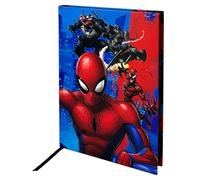 CARTOON Diario scuola Spiderman Marvel non datato agenda 10 mesi per bambini scuola primaria elementari medie (Multicolore)