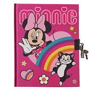 CARTOON Diario Segreto Minnie con Lucchetto e 2 Chiavi 20 x 16 cm Disney