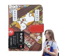 Cartoon Diary - 4.13*5.75*0.79 Inches Cute Cartoon Cat Notebook | Cat Diary Series Magnetic Notebook | Sketchbook Diaries Notepad Travel Notebooks for Cats Lover Gift, Drawing and Doodling