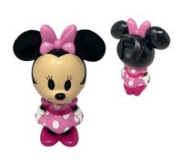CARTOON Disney Borraccia Minnie 270 ml con Beccuccio Ripiegabile per Bambini Forma Personaggio Tridimensionale in Plastica BPA Free