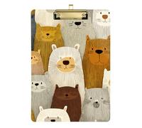 Cartoon Dogs Face Lines Carino Cucina Appunti Trasparente per Infermieristica Studente Commercio Quest Dimensioni 9 x 12.5 Tablas para escribir