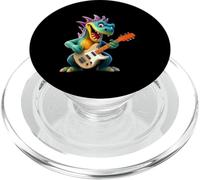 Cartoon Dragon Rock Star Chitarra Elettrica Player Design PopSockets PopGrip per MagSafe