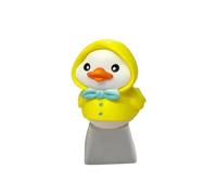 Cartoon Duck Keycaps, Decorative Mechanical Keyboard, 4,3 x 2,1 x 2,1 pollici Adorable Compact Key Caps for Gamers Adults Teens Women Men Cute Computer Accessories