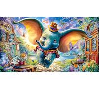 Cartoon Elephant Puzzle 1000 pezzi per adulti - Gioco per la famiglia divertente Sfida educativa difficile 38x52/1000pcs