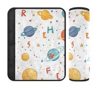 Cartoon Esterno Pianeti Alfabeto 2 pz seggiolino auto Supporto Collo Più Comfort Guida per Zaino funda para cinturón de carro