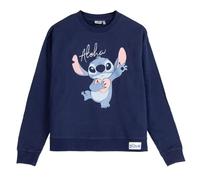CARTOON Felpa Stitch per Adulti Maglione Disney in Cotone garzato Maglia Invernale