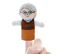 Cartoon Finger Puppet Toy Pupazzo da dito Puppet Cartoon Puppet per bambini, Interazione genitore-figlio Giocattolo educativo precoce per Capodanno, Giorno