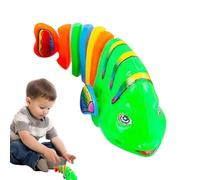 Cartoon Fish Toy Swing Clockwork Water Game | Piacere di bagno interattivo | Robble Fish Game per bambini, gatti, animali domestici, ragazzi, divertimento in bagno