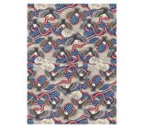 Cartoon Flag Blue Infant Car Seat Cover,Light Multi-Use Cover | Coprisedile per auto con due maniglie e design multiuso, tessuto intrecciato, semplice da attaccare