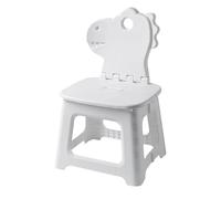 Cartoon Folding Stool - Durablee Portable Step Stool with Supportive Backrest, Non-Slip Multifunctional Chair, Travel-Friendly Furniture | Compact Shoe Changing Solution for Home Picnic Kids Room