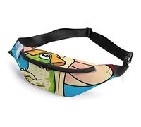 Cartoon Frog On A Mushroom Cartoon Happy Bassotto, sportivo per bambini adulti per uomo donna
