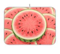 Cartoon Frutta Fresco Anguria Cucina opaco Cucina Scolapiatti mat Grande Stuoia di essiccazione 18 x 24