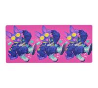 Cartoon Funny Dog Hip Pop Neon Colore lungo pad animale per viaggio liscio animale e tastiera mat 80 x 30 cm