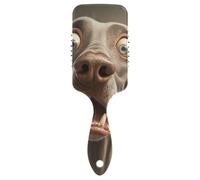 Cartoon Funny Weimaraner Dogs Fear spazzola per capelli da uomo antistatica Progettato massaggiatore per capelli ricci con manico ergonomico cepillo para definir rizos