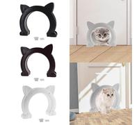 Cartoon Gatto Forma Cane Foro Porta Controllabile Commutatori Istruzioni