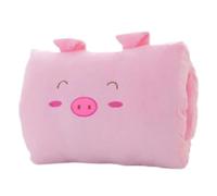 Cartoon Hand Pillow Hand Warmer Nap Weak Hero Class 1 Arm Pillow Suho Non Electrical Travel Essentials Gifts(Light Pink)