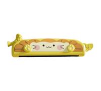 Cartoon Harmonica, Animal Design Washable Harmonica for Travel, Educational Toddler Whistle Instrument for Ages 3+, Children, Beginner, Boys, ABS, 19 x 5,5 x 2,5 cm