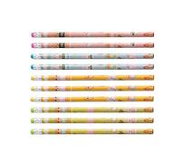 Cartoon HB Pencils - Kids Writing Pencil, Standard Size with Anti Break Feature, Wood Material Pencils with Built In Eraser, School Supplies Category with Fun Cartoon Design, Pencil Set for Classroom