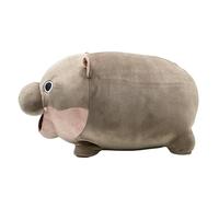 Cartoon Hippo Plush Toy Pillow, Adorable Hippo Plush Toy, Huggable And Soft Pillow Doll For Kids And Adults, Great For Bedroom, Sofa, Car, Or Office Décor, Ideal Christmas, Birthday, Or Baby Room Gift