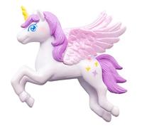 Cartoon Horse Topper - Birthday Cake Figurine, Animal Decoration, Winged Mini Statue | Dessert Accessory, Creative Table Ornament, Fun Party Display for Cake Cupcake Birthday Celebration Home