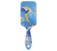Cartoon Hyacinth ara spazzole antistatiche per gli uomini Progettato massaggio del cuoio capelluto per capelli bagnati con manico ergonomico cepillo para pelo rizado