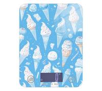 Cartoon Ice Cream Elettrico Blu Keto Food Scale Viaggio 12 lb/1 oz, 5kg/5g Cucina Grammi Bilancia con 4 Unità per (Utente) (Utente) (Utente) pesa Digital para alimentos