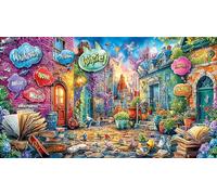 Cartoon image mixed graffiti Puzzle 1000 pezzi - Attività familiare divertente Idea regalo perfetta Gioco stimolante per adulti 38x52/1000pcs