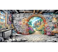 Cartoon image mixed graffiti Puzzle 1000 pezzi - Attività familiare divertente Idea regalo perfetta Gioco stimolante per adulti 38x52/1000pcs