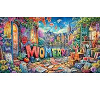 Cartoon image mixed graffiti Puzzle 1000 pezzi in carta riciclata - Gioco educativo & Relax per adulti a casa 38x52/1000pcs