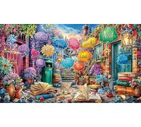 Cartoon image mixed graffiti Puzzle 1000 pezzi in carta riciclata - Regalo divertente per casa Gioco per la famiglia stimolante per adulti 38x26/1000pcs