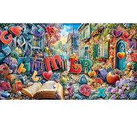Cartoon image mixed graffiti Puzzle per adulti 1000 pezzi - Gioco difficile & Stimolante Attività domestica Regalo 75x50/1000pcs