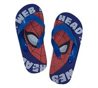 CARTOON Infradito Spiderman, Marvel, ciabatte da bambino, per mare, spiaggia, casa, blu