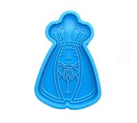 Cartoon King-Shape Ornamenti Resina Casting Silicone Mold Donna Portachiavi Ciondolo Decorativo Gioielli Stampo per Ciondolo in Resina Stampi per la creazione di gioielli