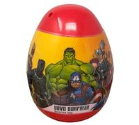 CARTOON Mini Uovo con Sorpresa 5 Pezzi ovetto con Accessori di cancelleria Colori e Disegni per Bambini (Avengers 1)
