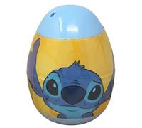 CARTOON Mini Uovo con Sorpresa 5 Pezzi ovetto con Accessori di cancelleria Colori e Disegni per Bambini (Stitch 1)