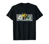 Cartoon Money King Costume per Gli Amanti del Denaro e del Dollaro Maglietta