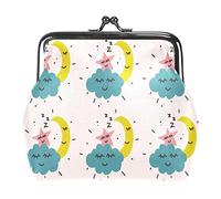 Cartoon Moon Star Cloud Good Night Sleep Portamonete Portamonete Borsa Cambio Pouch Regali per Donna Bambini Portachiavi