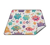 Cartoon Mostro Boo Impermeabile Campeggio Coperta XXL Outdoor Portatile Play Mat per Outdoorsy Donne Primavera Regali esterilla para la playa