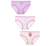 CARTOON Mutandine Barbie set 3 pezzi slip intimo per bambini 100% cotone in scatola