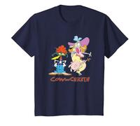 Cartoon Network Cow & Chicken Halloween Costumes Maglietta, Bambini, Navy, 8 Anni