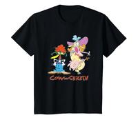 Cartoon Network Cow & Chicken Halloween Costumes Maglietta, Bambini, Nero, 6 Anni