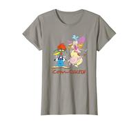 Cartoon Network Cow & Chicken Halloween Costumes Maglietta, Donna, Ardesia, S