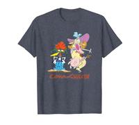 Cartoon Network Cow & Chicken Halloween Costumes Maglietta, Uomo, Pervinca, L