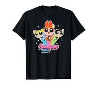 Cartoon Network The Powerpuff Girls Logo With Snowflakes Maglietta